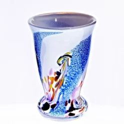 Vasen^Art Glass Elefantenfußvase "Stiller" (18,5cm)