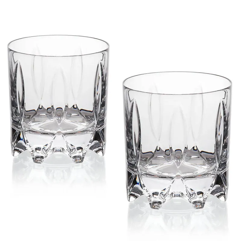 Whiskygläser^Cristalica GmbH 2er-Set Whiskybecher German Roulette Stuttgart