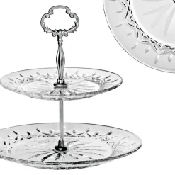 Etagere^Cristalica Etagere 2-tlg. Waterford 30cm