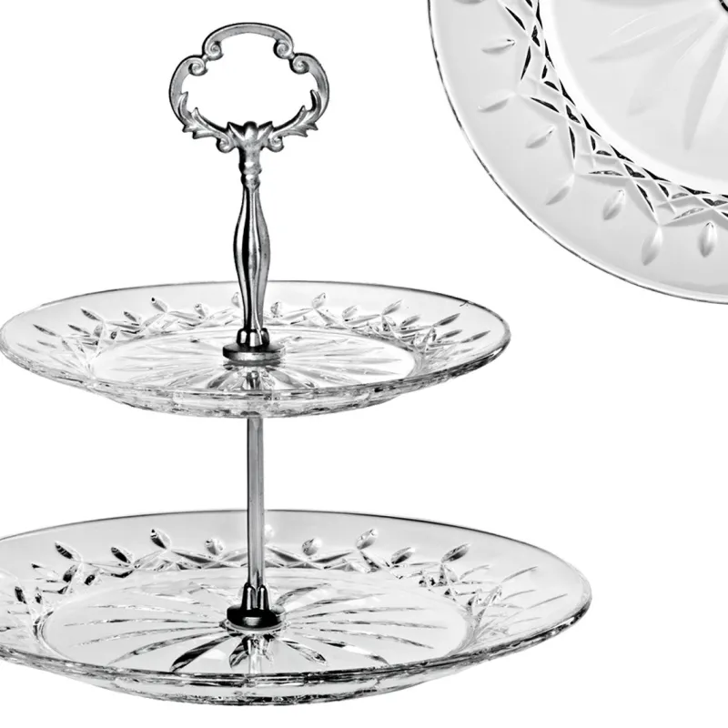 Etagere^Cristalica Etagere 2-tlg. Waterford 30cm