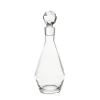 Karaffe & Dekanter^Fan Unikate Flasche mit Verschluss Basic Diamonds 1000ml, Transparent, aus Bleikristall