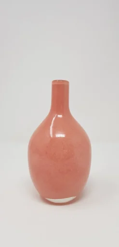 Vasen^Glaswaren sonstige Flaschenvase Linen Rose 16cm Glas