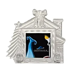 Bilderrahmen^Cristalica Fotorahmen Winter Magic Galerie Format 3,5x3,5cm Foto Portrait Bleikristallglas