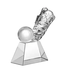 Pokal & Glasblock^Fan Unikate Fußballtrophäe Kick-Off Pokal 14cm