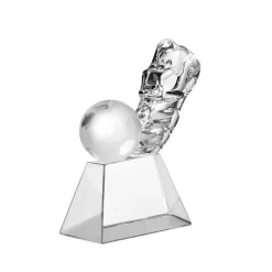 Pokal & Glasblock^Fan Unikate Fußballtrophäe Kick-Off Pokal 9cm