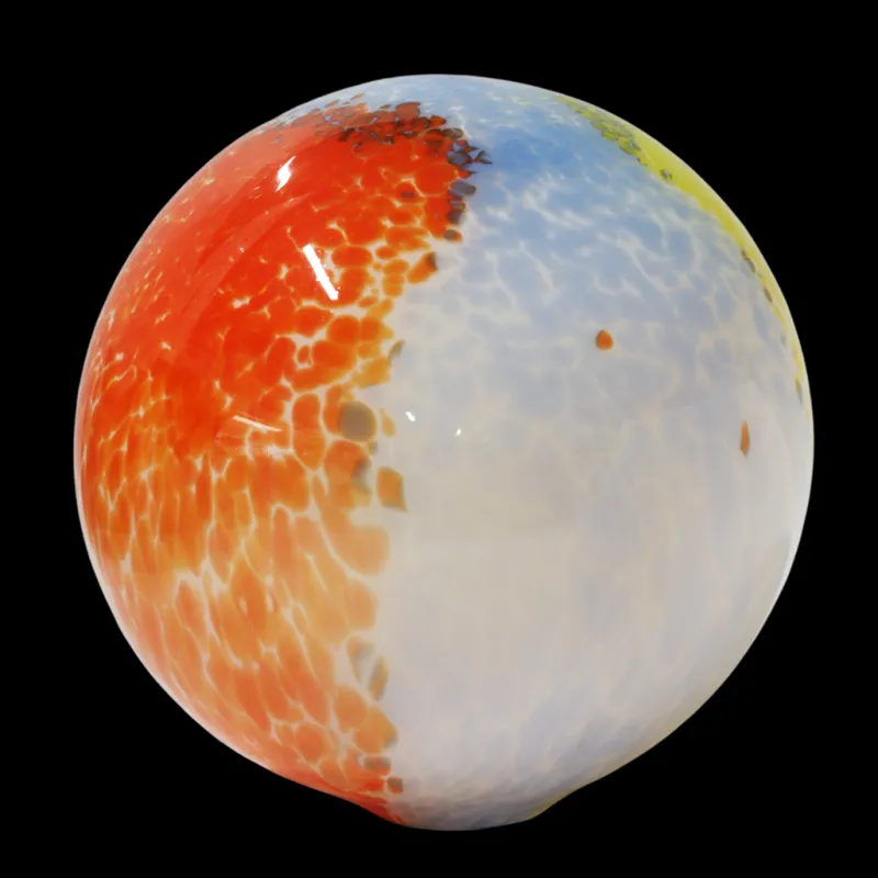 Kugeln & Zapfen^Cristalica GmbH Gartenkugel Bodenkugel 30 cm (mit Scheibe und Stab)