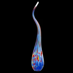 Kugeln & Zapfen^Cristalica Gartenskulptur Glasflamme 65 cm inkl. Stab