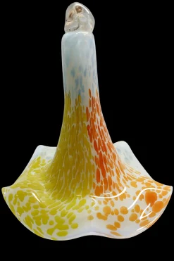 Blüten^Cristalica GmbH Gartenskulptur Glasglocke 25cm inkl. Stab