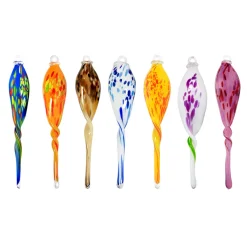 Kugeln & Zapfen^Cristalica Gartenskulptur Glaszopf zum Hängen