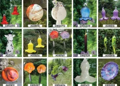 Sonstiges^Cristalica Gartenstecker Glasbild Ballon bunt Fusing 43 cm inkl. Stab