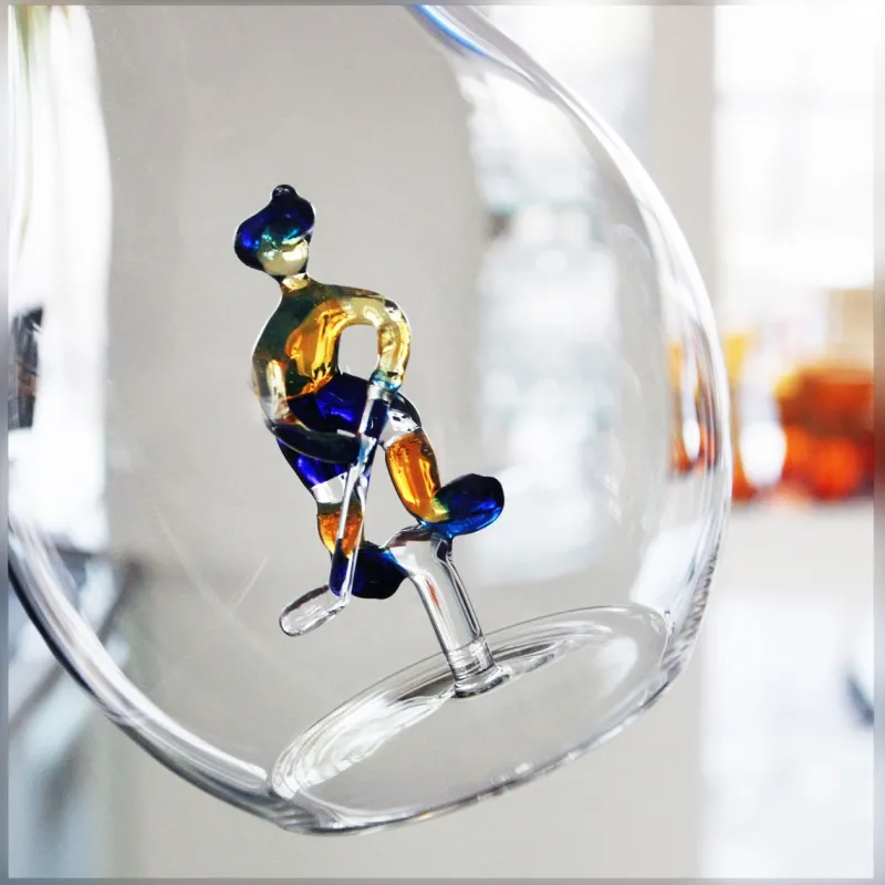 Sport & Hobby|Flaschen^Fan Unikate Geschenkflasche Eishockey Präsent 500ml