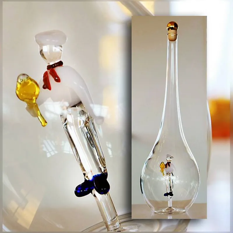 Männer|Geburtstag^Fan Unikate Geschenkflasche Koch Präsent 500ml leer