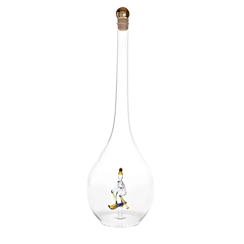 Sport & Hobby|Flaschen^Fan Unikate Geschenkflasche Skifahrer Präsent 500ml