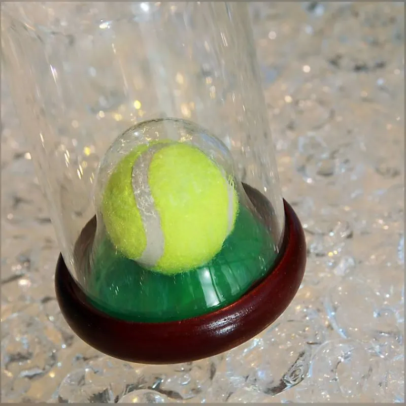 Sport & Hobby|Flaschen^Fan Unikate Geschenkflasche Tennisball Präsent 350 ml