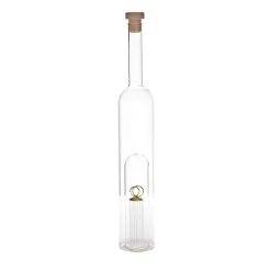 Hochzeit|Hochzeit^Fan Unikate Geschenkflasche Trauringe Präsent 350ml leer