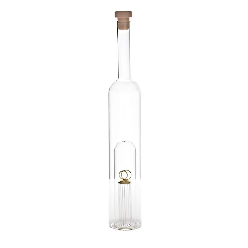 Hochzeit|Hochzeit^Fan Unikate Geschenkflasche Trauringe Präsent 350ml leer