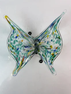 Tiere & Figuren|Insekten^Cristalica Glas Schmetterling zum Hängen Länge ca. 30cm Handarbeit