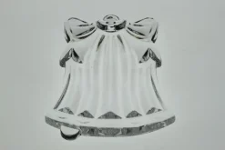 Weihnachten|Weihnachten^Cristalica Kingdom Glasanhänger Baumschmuck Glocke klar Bleikristall 8,5 cm