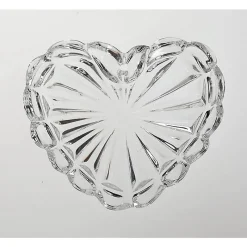 Valentienstag|Weihnachten^Cristalica Kingdom Glasanhänger Baumschmuck Herz klar Bleikristall 7 cm