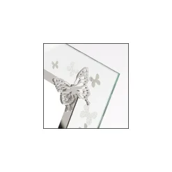 Hochzeit|Hochzeit^Cristalica GmbH Glasbilderrahmen Debby ( Galerie Format 13x18cm Fotorahmen Portrait Kristallglas