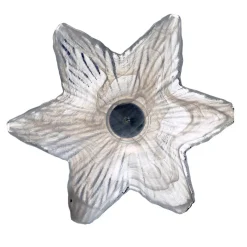 Blüten^Cristalica Glasblüte Italy 18cm mit Stab