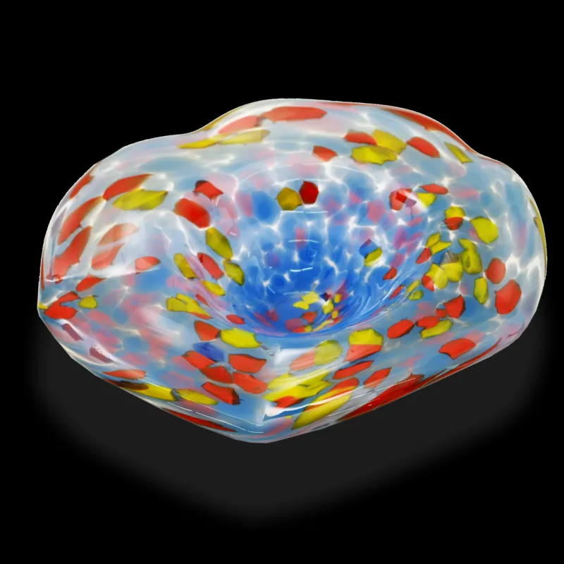 Blüten^Art Glass Glasblume Ø ca. 34 cm in Variationen inkl. Stab