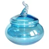 Dosen^Cristalica Glasdose aquamarine Jozy Art Queen 18 cm