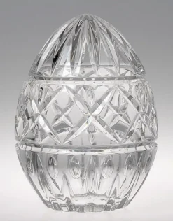 Bonbonieren|Ostern^Cristalica Glasdose Bonboniere Ei Imperial 14cm