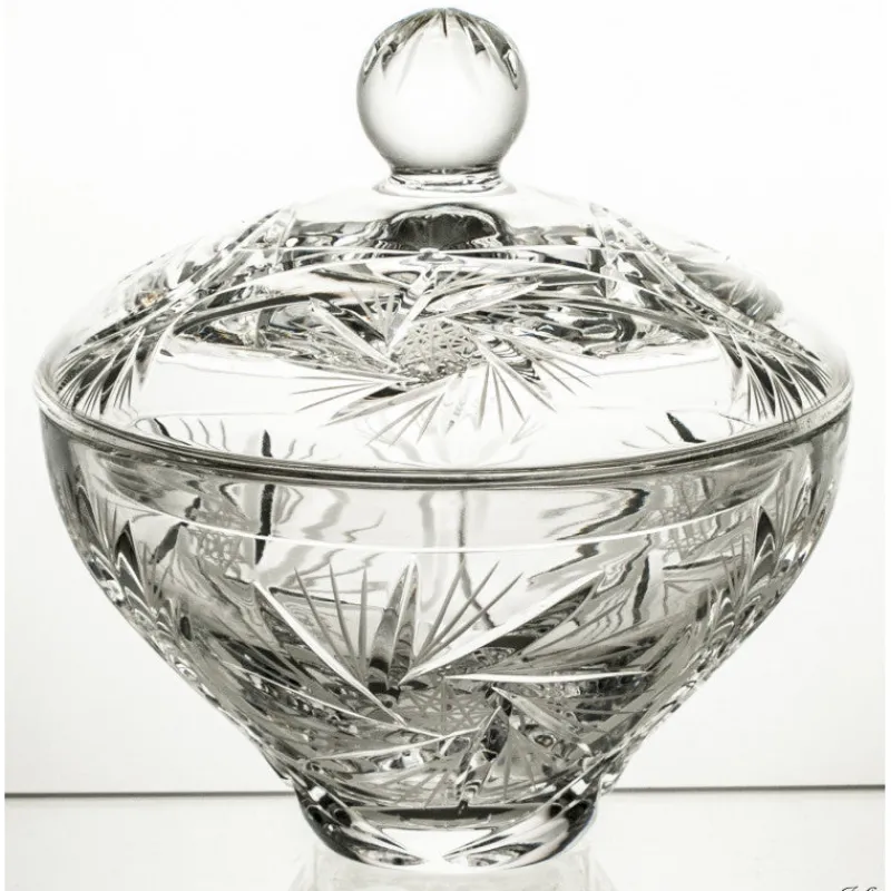 Schmuckdosen & Schalen|Dosen^Glaswaren sonstige Glasdose Schleuderstern 18cm