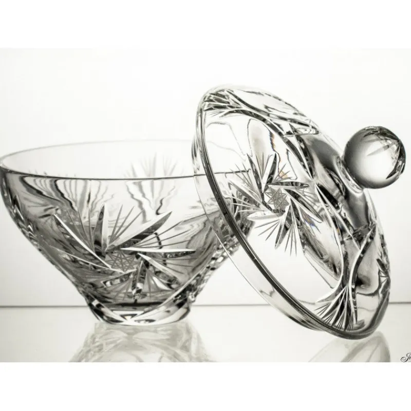 Schmuckdosen & Schalen|Dosen^Glaswaren sonstige Glasdose Schleuderstern 18cm