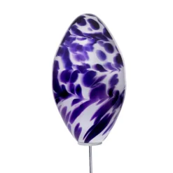 Kugeln & Zapfen^Art Glass Glas-Ei 15cm Gartenflair inkl. Stab