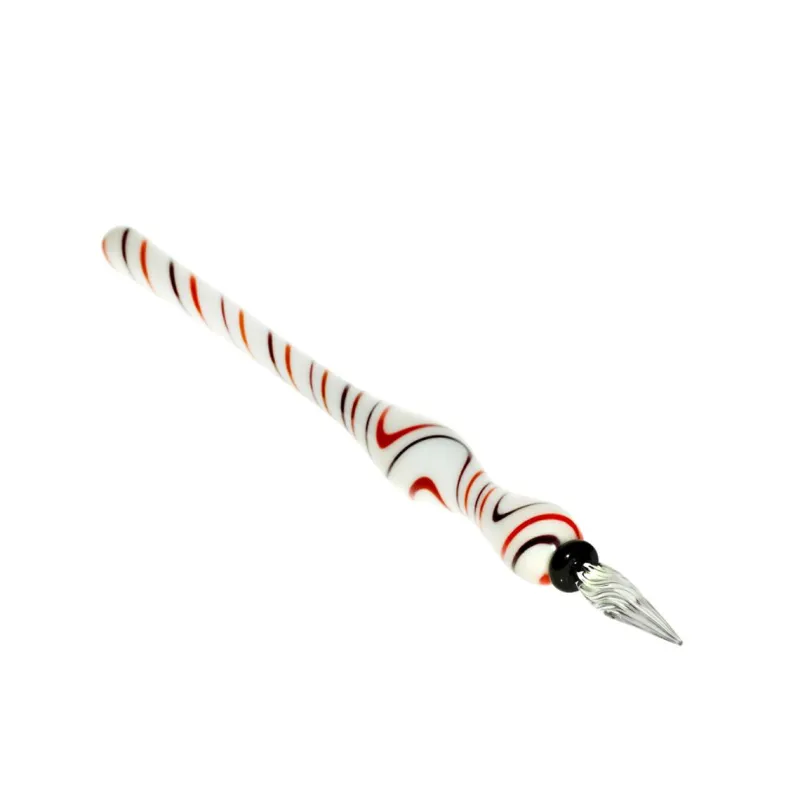 Arbeitszimmer^Art Glass Glasfederschreiber "Feder" (17cm)