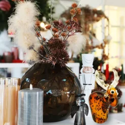 Tiere & Figuren^Cristalica Glasfigur Elch Höhe ca. 20cm Handarbeit