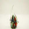 Tiere & Figuren|Meerestiere^Cristalica Glasfigur Fisch Höhe ca. 24,5cm Bunt Handarbeit