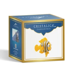 Tiere & Figuren|Meerestiere^Cristalica Glasfigur Fisch Nemo Höhe ca. 13cm Handarbeit