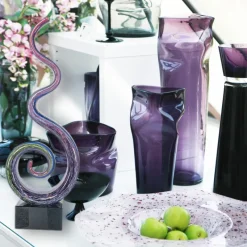 Skulpturen|Skulpturen^Cristalica Glasfigur Glasskulptur Multicolor Höhe ca. 23cm Handarbeit