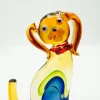 Tiere & Figuren|Hund & Katze^Cristalica Glasfigur Hund Höhe ca. 20,5cm/ Länge ca. 12,5cm Handarbeit