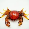 Tiere & Figuren|Meerestiere^Cristalica Glasfigur Krebs Höhe ca. 6cm/Länge ca. 25cm Handarbeit