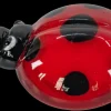 Valentienstag|Kinder^Cristalica Glasfigur Marienkäfer Rot/Schwarz Breite ca. 10,5cm Handarbeit