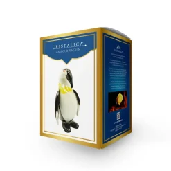Tiere & Figuren^Cristalica Glasfigur Pinguin Höhe ca. 18cm Handarbeit