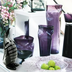 Tiere & Figuren|Meerestiere^Cristalica Glasfigur Pinguin Höhe ca. 18,5cm Handarbeit