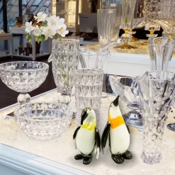 Tiere & Figuren^Cristalica Glasfigur Pinguin Höhe ca. 20,5cm Handarbeit