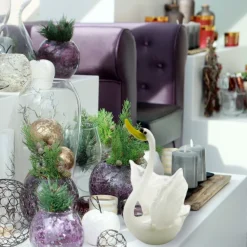 Tiere & Figuren|Ostern^Cristalica Glasfigur Schwan Höhe ca. 29cm Weiß Handarbeit