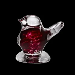 Tiere & Figuren^Cristalica Handcraft Glasfigur Spatz (8cm)