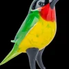 Tiere & Figuren|Kinder^Cristalica Glasfigur Vogel Bunt/Transparent Höhe ca. 5,7cm Handarbeit