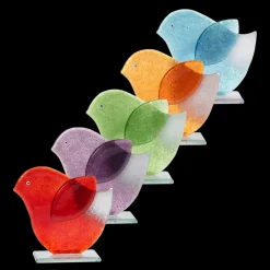 Tiere & Figuren^Art Glass Glasfigur Vogel Fusing 11cm