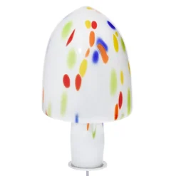 Tiere & Figuren^Art Glass Glas-Hut-Pilz 25cm Gartenflair inkl. Stab