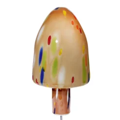 Tiere & Figuren^Art Glass Glas-Hut-Pilz 33cm Gartenflair inkl. Stab