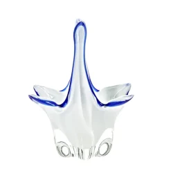 Ostern|Ostern^Art Glass Glaskorb White Queen 23,5 cm