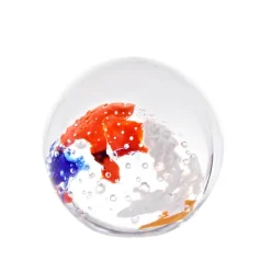 Arbeitszimmer^Art Glass Glaskugel / Briefbeschwerer (6cm)